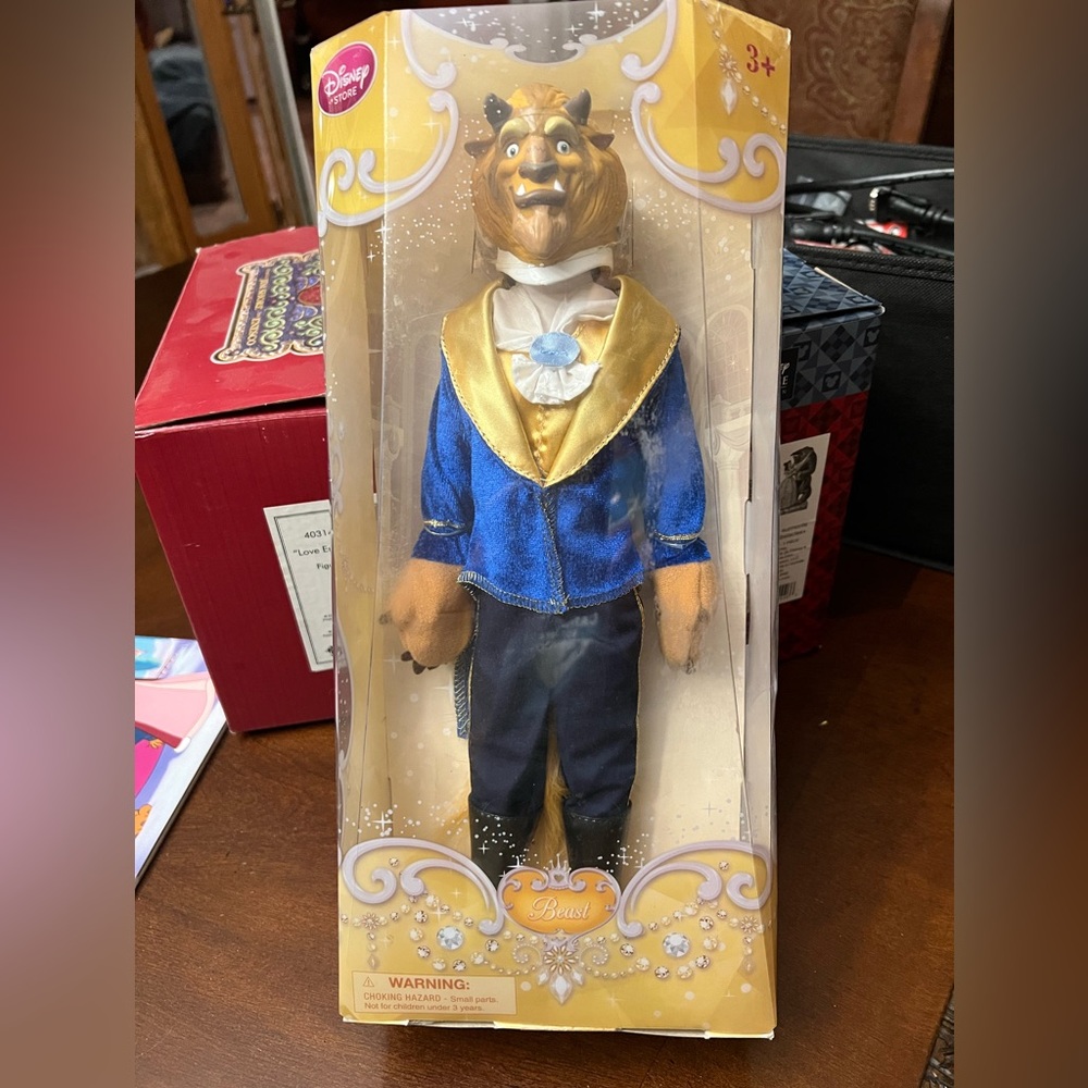 Disney Beauty and the Beast “the Beast” Posable Doll 12”